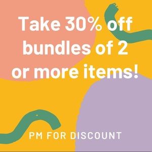 30% off bundles!💕💕💕